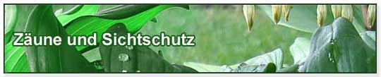 Grünteam - Zäune und Sichtschutz